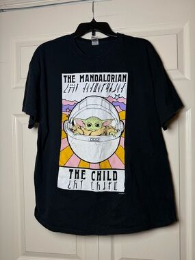 Star Wars The Mandalorian Black Short Sleeve Tes